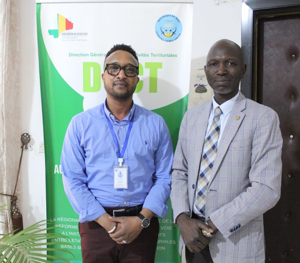 #DGCT#Visite de courtoisie du Coordinateur national du programme Gouvernance locale Redevable, deuxième phase (PGLR+) au Directeur général des Collectivités territoriales.